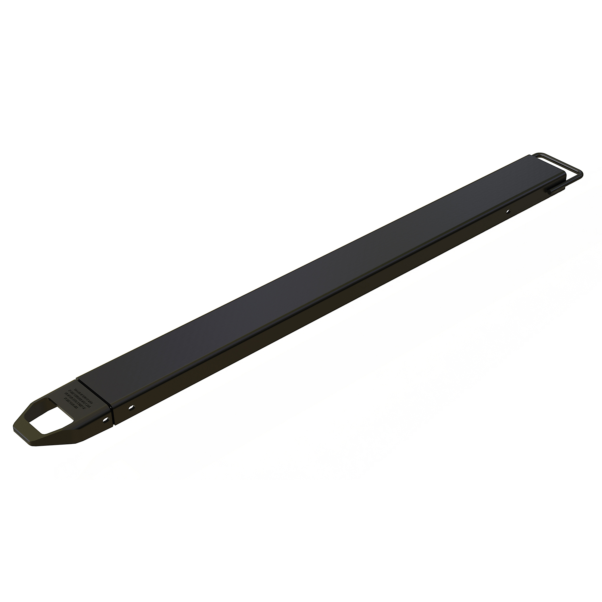 Vestil Steel Single Fork Extension — 6in. x 72in., 4,000 lb Capacity, Black, Model# FE-6-72-BK-EACH